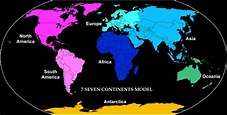 World Continents Map World Map Continents Map Of Continents Continents ...
