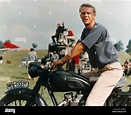 STEVE MCQUEEN, The Great Escape, 1963 Fotografía de stock - Alamy