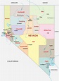 Nevada Counties Map | Mappr