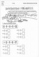 Atividades com Frações - Atividade de Matemática - Escola Educação