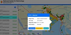 緬甸與印度邊境地區發生6.1級地震 | 緬甸地震 | 新唐人中文電視台在線