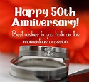 50th Wedding Anniversary Wishes - Images, Quotes and Messages - The ...