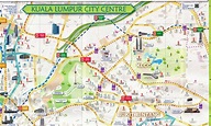 Kuala Lumpur City Map - Tourist Map Of English