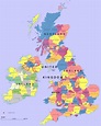 Map Of United Kingdom Countries