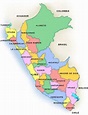 Mapa de los departamentos del Perú - Perú mi país