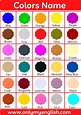 30 List of Colors Name with Image | Colors name in english, Color ...