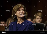 Amy J. St. Eve speaks during her confirmation hearing to become a ...
