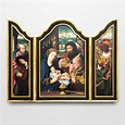 Oil painted triptych altar and more sacred art