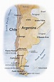 Map Of Chile And Argentina