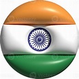 Free India bandera circulo 3d. 22501735 PNG with Transparent Background