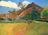 Paul Gauguin - Berge auf Tahiti | Artelista.com