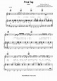 Price Tag Sheet Music Jessie J Piano Sheet Music - ♪ SHEETMUSIC-FREE.COM