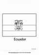 Free Ecuador Flag Coloring Page | Coloring Page Printables | Kidadl