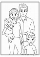 Printable Family Coloring Pages (Updated 2021)