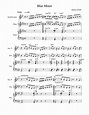 Blue Minor Sonny Clark piano Sheet music for Piano, Tenor Saxophone ...