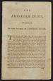 The Constitutional Freedom Party: Thomas Paine's American Crisis