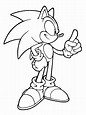 Dibujos para colorear Sonic. 100 imágenes. Imprime gratis para niños