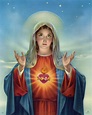 Immaculate Heart of Mary 2 Catholic Picture Print - Etsy