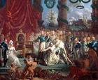 "Luís XVIII Levanta a França de Suas Ruínas". (em 24 de Abril de 1814 ...