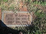 Ettie Williams Garner (1893-1961): homenaje de Find a Grave