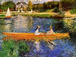 The Seine at Asnieres (The Skiff), 1879 - Pierre-Auguste Renoir ...