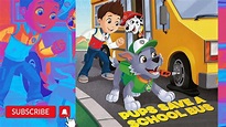PAW PATROL SAVE THE SCHOOL BUS BY ANDREW GUERDAT | KIDS BOOK READ ALOUD ...