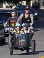 Adam Levine & Bethati Prinsloo With Kids Dusty & Gio At Beach: Photos ...