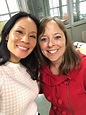 Lucy Liu with one of the Elementary producer/writers. Tamara Jaron. (13 ...