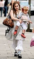 Helena Bonham Carter and little daughter Nell out in full bloom | Daily ...