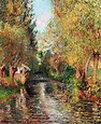 The Washhouse at Bazincourt (Camille Pissarro - ) | Camille pissarro ...