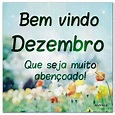 Bem vindo Dezembro! Que seja muito abençoado! - Mensagem de Bom Dia