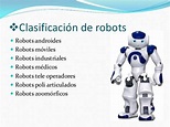 Clasificacion De Los Robots Segun Su Estructura - josfuice