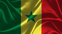 Senegal Flagge 014 - Hintergrundbild