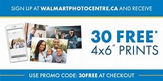 30 Free 4x6 Prints from Walmart Photo Centre