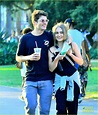 Gregg Sulkin & New Girlfriend Michelle Randolph Flaunt PDA on a Sunset ...