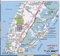 Cape May NJ roads map