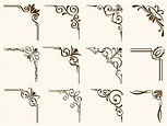 Corner Set Vector Art, Icons, and Graphics for Free Download
