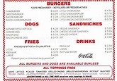 Five Guys Burgers and Fries Menu - Urbanspoon/Zomato