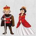 Reina y rey, rey monarca ilustración, rey y reina, Rey, feliz ...
