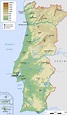 Carte des villes du Portugal : principales villes et capitale du Portugal