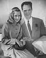 Pia Lindström, daughter of actress Ingrid Bergman, with her father ...