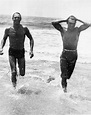 Cary Grant and Randolph Scott frolic in the ocean, c. 1930s. | Los ...