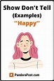 Show Don’t Tell Examples: Happy, Sad, Angry & Scared (Express Emotions ...