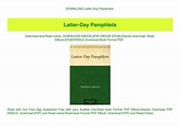 PPT - DOWNLOAD Latter-Day Pamphlets (READ PDF EBOOK) PowerPoint ...