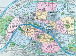 Street Map Of Paris Arrondissements ~ AFP CV