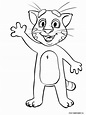 Happy Talking Tom Para Colorear Imprimir E Dibujar Coloringonly Com ...