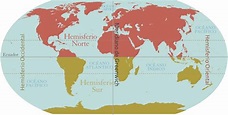 Mapa Del Mundo Con Hemisferios | Images and Photos finder