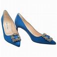 Mb hangisi heels blue MANOLO BLAHNIK Blue | Manolo blahnik, Schuhe ...
