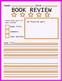 Book Review Template for Kids (Tips & Activities) - Go Science Girls ...