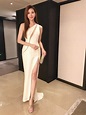 林志玲白色礼服上身，玲珑的身材曲线，超级性感漂亮|林志玲|礼服|曲线_新浪网
